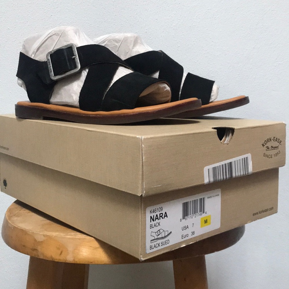 lightly worn nara kork ease sandal